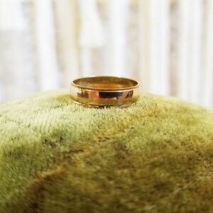 🔸14k Gold Ultra Wide Stacking Midi Toe Knuckle Ring - 4.5